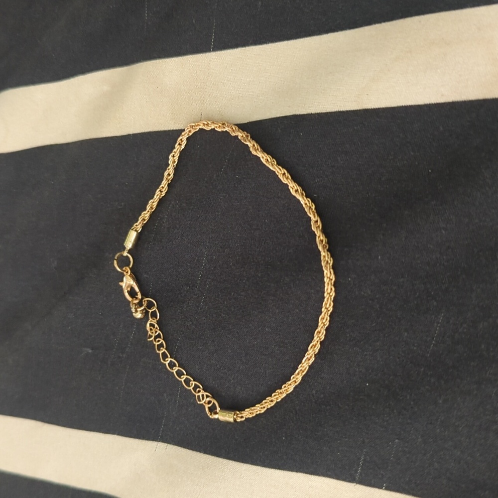 Gold plated bracelet/anklet